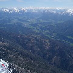 Flugwegposition um 11:35:33: Aufgenommen in der Nähe von Gemeinde Molln, Molln, Österreich in 2154 Meter